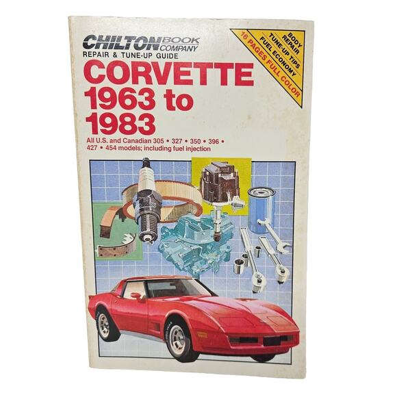 Chilton 1963-1983 Corvette Repair Manual Tune Up Automotive #6843 Vette Chevy - Picture 1 of 8